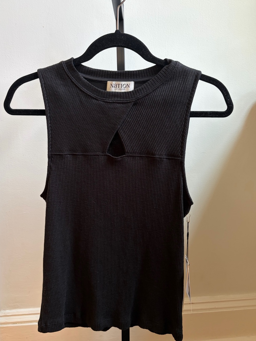 NWT Ribbed Keyhole Nation Ltd Tank Small